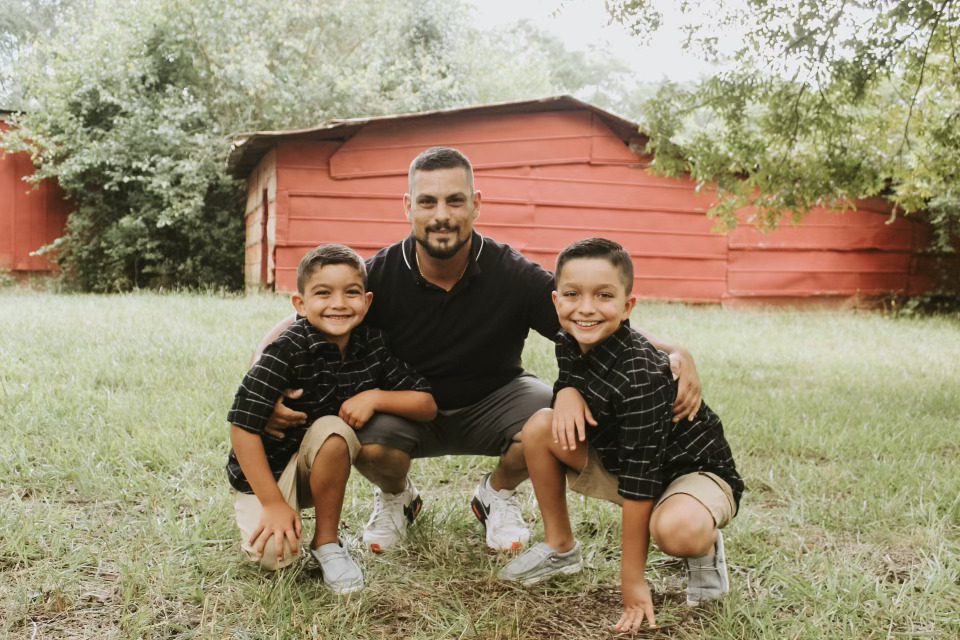 The Anderson family, owners of Roof Repair Pro's